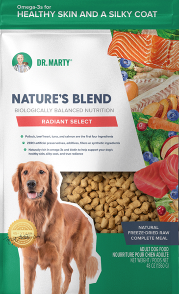Dr. Marty Natures Blend Radiant Select Freeze Dried Dog Food