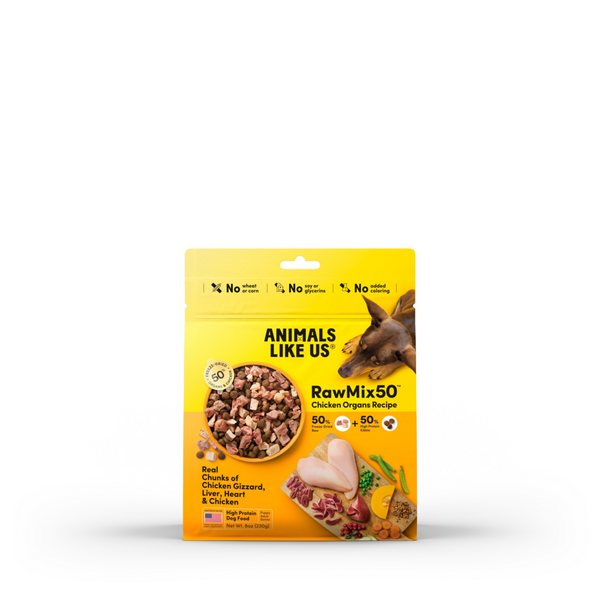 Animals Like Us Freeze Dried RawMix50 Cage-Free Chicken Dog Food