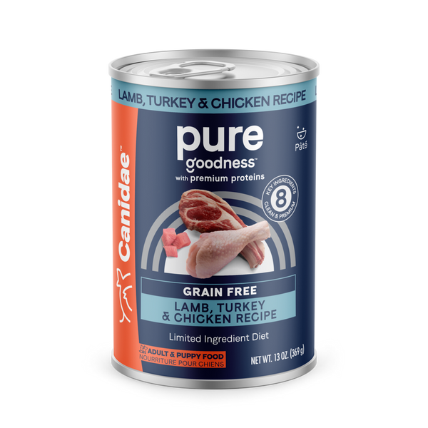 Canidae Pure Wet Dog Food, Lamb, Turkey & Chicken Recipe