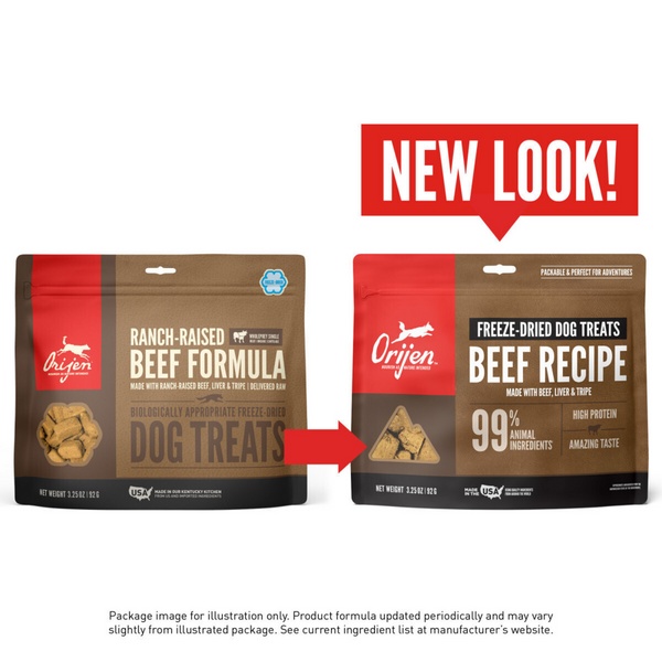 Orijen Freeze Dried Ranch Raised Beef Dog Treats