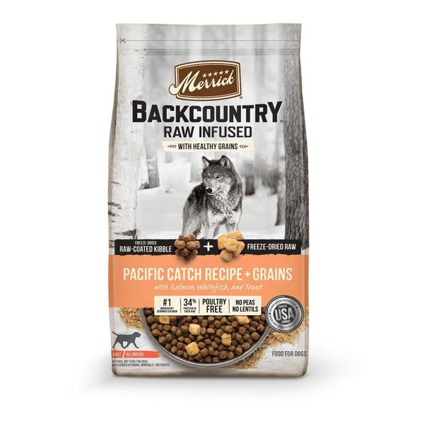 Merrick Backcountry Healthy Grains Pacific Catch Adult Dry Dog Food