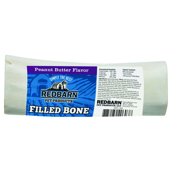 Redbarn Peanut Butter Filled Bone For Dogs