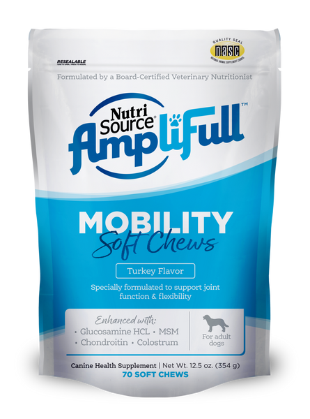 NutriSource AmpliFull Mobility Dog Soft Chew Supplement