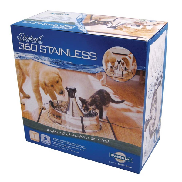 PetSafe Drinkwell 360 Stainless Steel Fountain