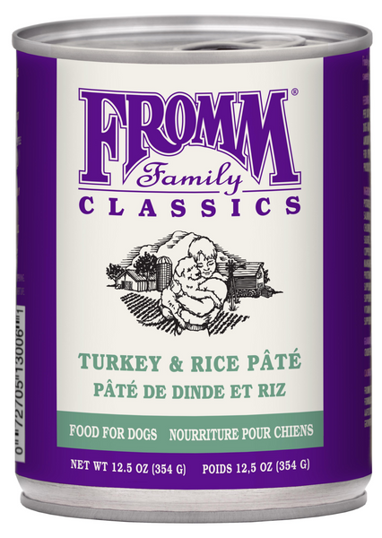 Fromm Classic Adult Turkey & Rice Pate Canned Dog Food