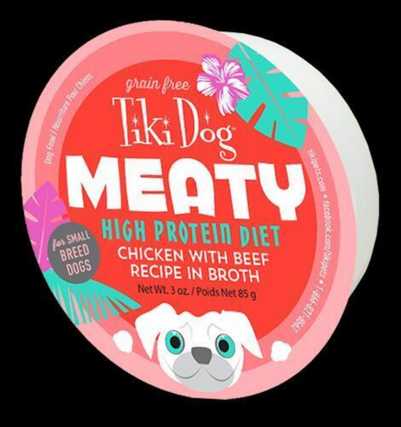 Tiki Dog Meaty Chicken with Beef Wet Dog Food