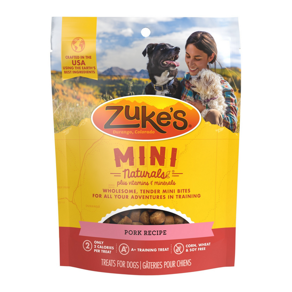 Zukes Mini Natural Pork Dog Treat