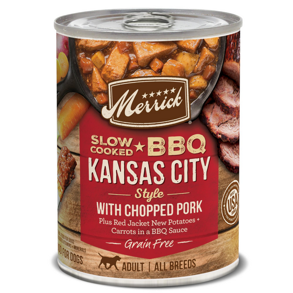 Merrick Grain Free Kansas City BBQ Pork Adult Wet Dog Food