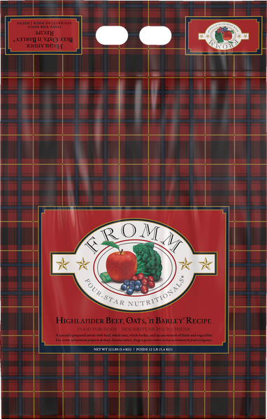 Fromm Four Star Highlander Beef, Oats, 'n Barley Recipe Dry Dog Food