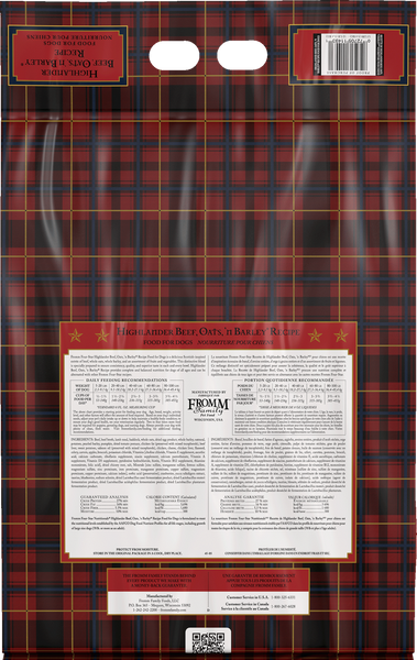Fromm Four Star Highlander Beef, Oats, 'n Barley Recipe Dry Dog Food