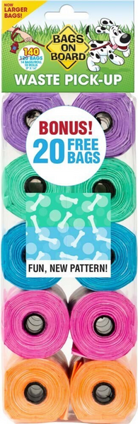 Bags on Board Fashion Print Waste Bags