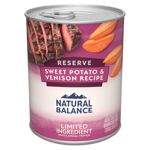 Natural Balance Limited Ingredient Reserve Wet Dog Food, Sweet Potato & Venison Recipe