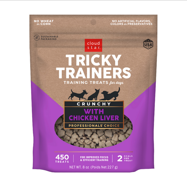 Cloud Star Tricky Trainers Crunchy Liver Dog Treats