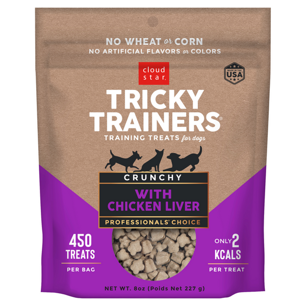 Cloud Star Tricky Trainers Crunchy Liver Dog Treats