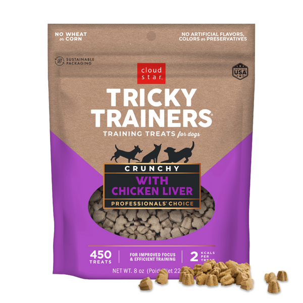 Cloud Star Tricky Trainers Crunchy Liver Dog Treats