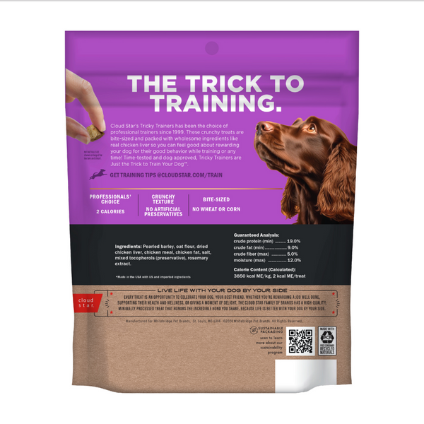Cloud Star Tricky Trainers Crunchy Liver Dog Treats