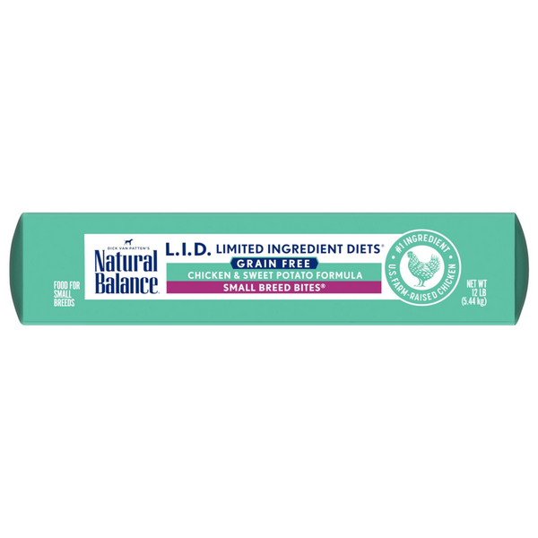 Natural Balance Limited Ingredient Grain Free Dry Dog Food for Small Breeds, Chicken & Sweet Potato Recipe