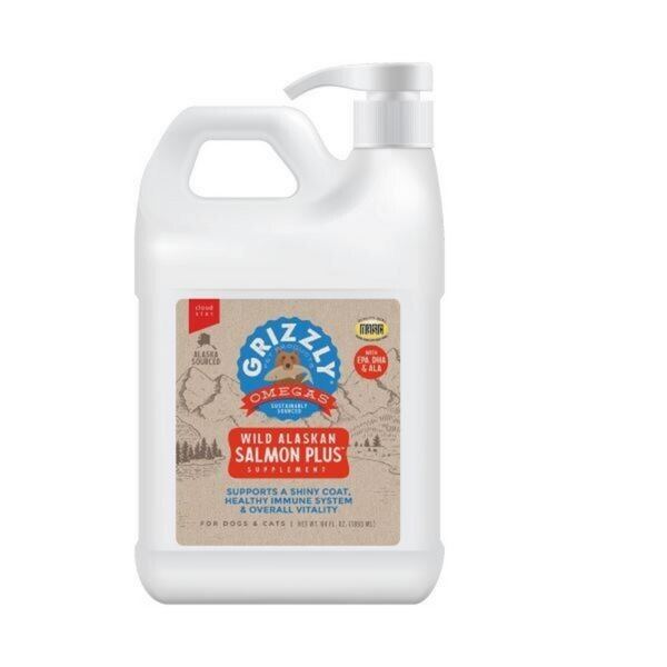 Grizzly Salmon Plus Omega 3-6-9 Food Supplement for Dogs and Cats