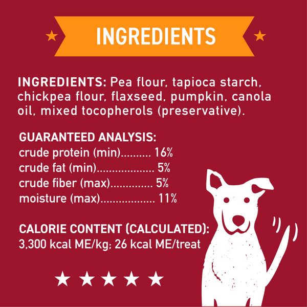 Cloud Star Wag More Bark Less Oven Baked Grain Free Pumpkin Dog Treats