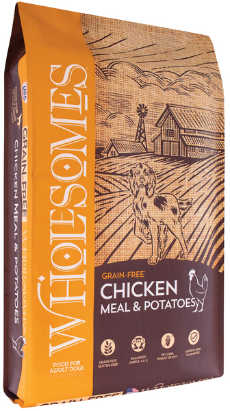 Wholesomes Grain Free Chicken Meal & Potatoes Recipe Dry Dog Food