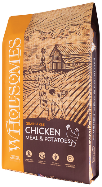 Wholesomes Grain Free Chicken Meal & Potatoes Recipe Dry Dog Food
