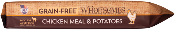 Wholesomes Grain Free Chicken Meal & Potatoes Recipe Dry Dog Food