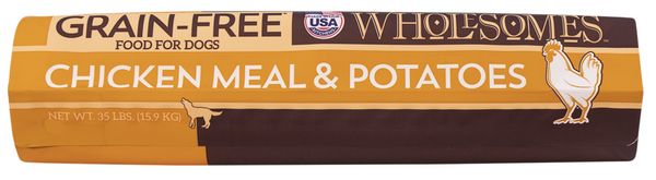 Wholesomes Grain Free Chicken Meal & Potatoes Recipe Dry Dog Food