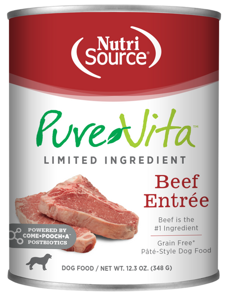 PureVita Beef Entree Dog Food