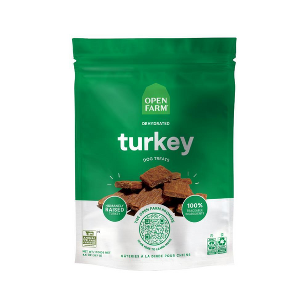 Open Farm Dehydrated Turkey Dog Treats