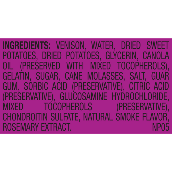 Natural Balance Rewards Jumpin' Stix Dog Treats with Real Venison