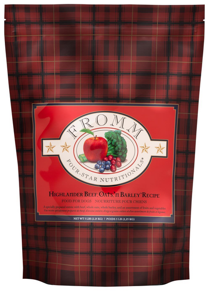 Fromm Four Star Highlander Beef, Oats, 'n Barley Recipe Dry Dog Food