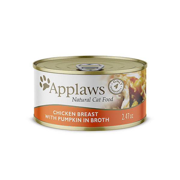 Applaws Natural Chicken Breast with Pumpkin in Broth Can Cat Food