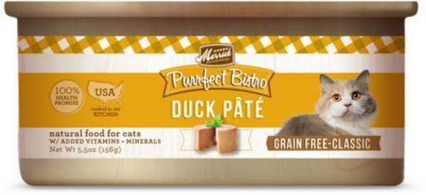 Merrick Purrfect Bistro Grain Free Duck Pate Adult Wet Cat Food