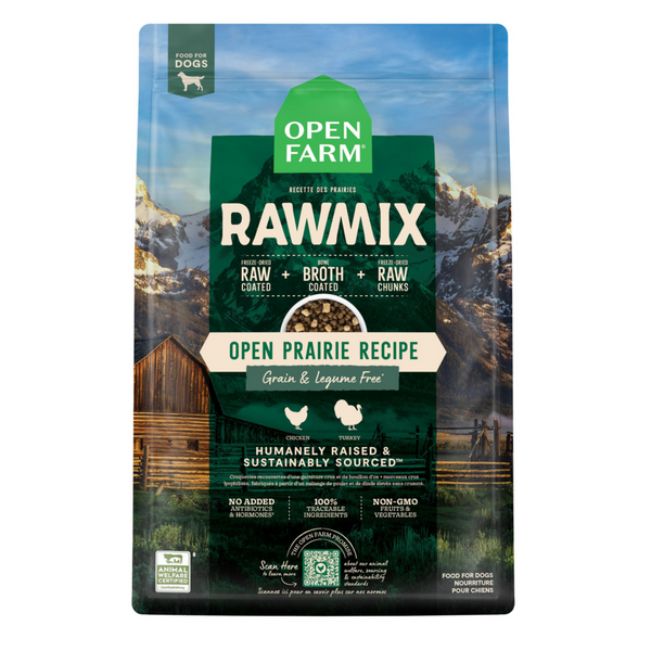 Open Farm Grain & Legume Free RawMix Open Prairie Dry Dog Food