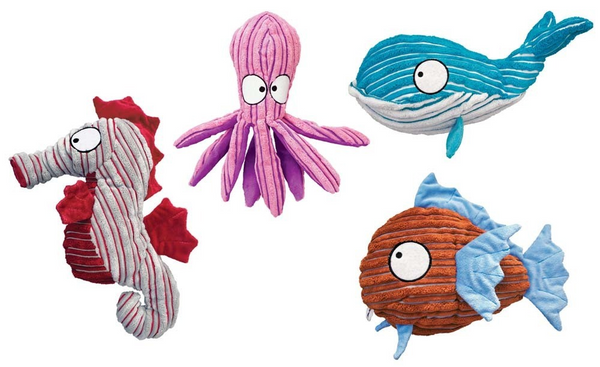 Kong Cuteseas Octopus Crinkle Dog Toy