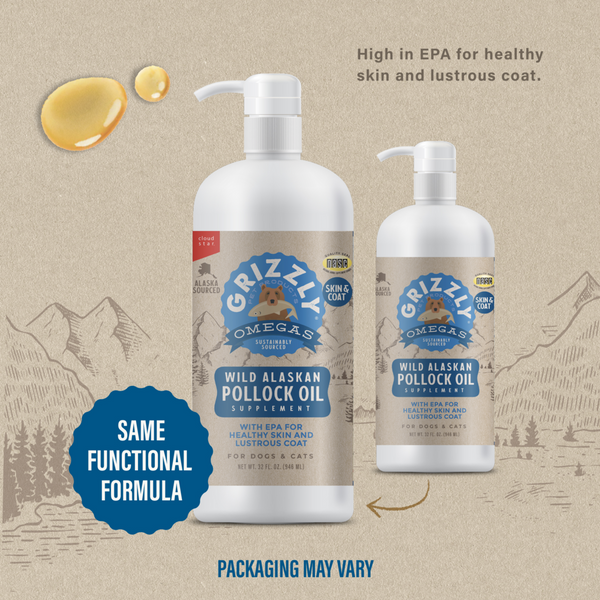 Grizzly Pollock Oil for Dogs
