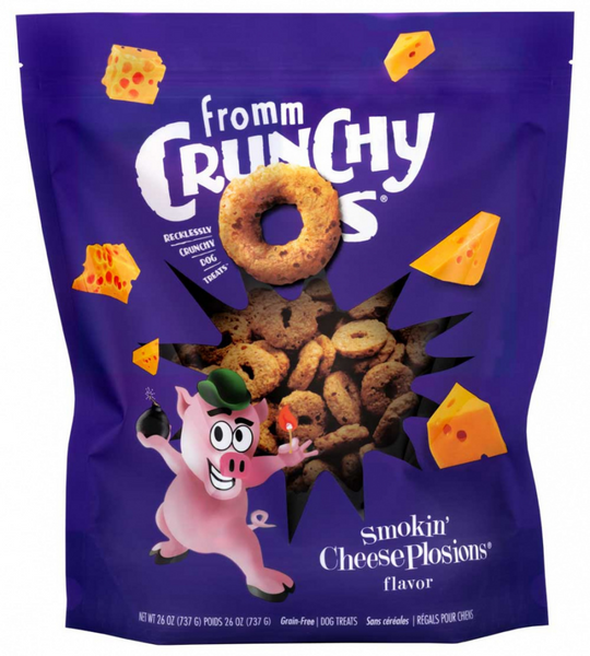 Fromm Crunchy Os Smokin' CheesePlosions Dog Treats