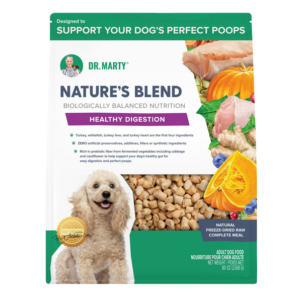 Dr. Marty Nature's Blend Healthy Digestion Freeze Dried Dog Food