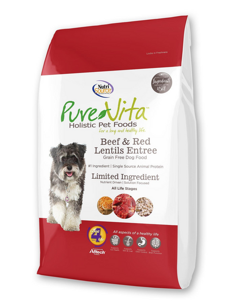 PureVita Grain Free Beef & Red Lentils Dry Dog Food