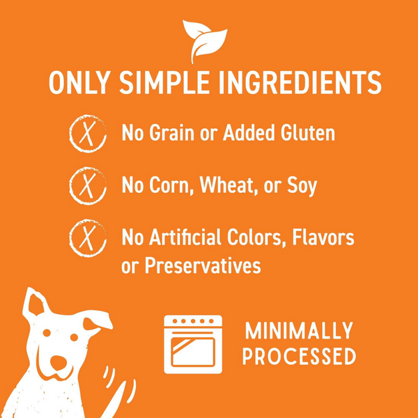 Cloud Star Wag More Bark Less Crunchy Grain Free Peanut Butter & Apples Dog Treats