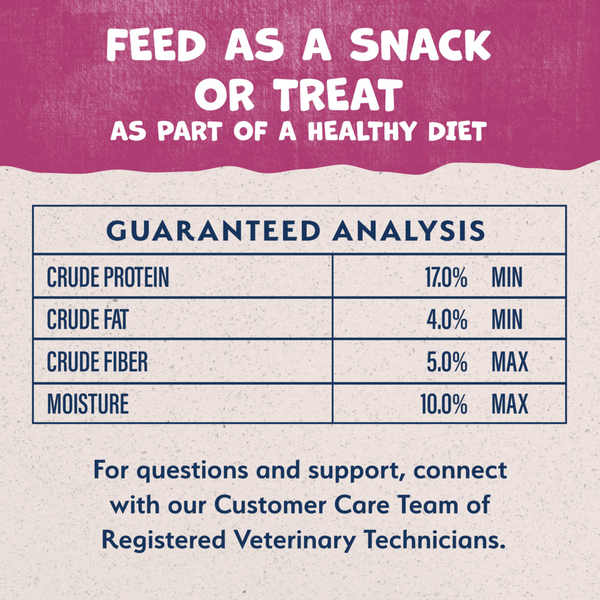 Natural Balance Rewards Crunchy Biscuits Dog Treats for Small Breeds with Real Venison