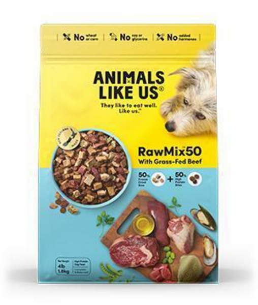 Animals Like Us Freeze Dried RawMix50 Grass-Fed Beef Dog Food