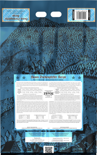 Fromm Four Star Hasen Duckenpfeffer Recipe Dry Dog Food