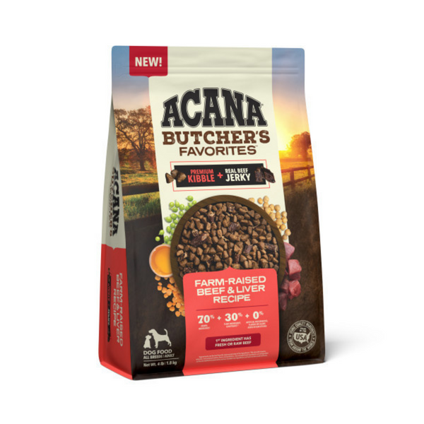 Acana Butchers Favorites Farm-Raised Beef and Liver Recipe Dry Dog Food