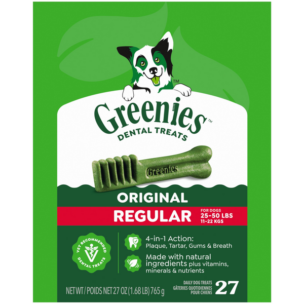 Greenies Original Dental Dog Chews Regular