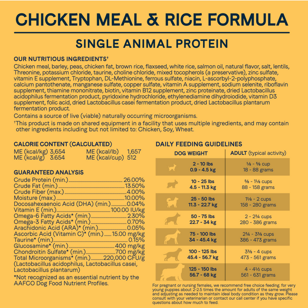 Canidae All Life Stages Dry Dog Food, Real Chicken & Ancient Grains Recipe