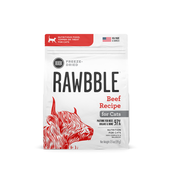 Bixbi Rawbble Beef Freeze Dried for Cats