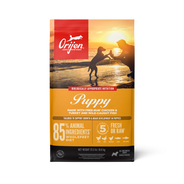 Orijen Puppy Fresh or Raw Dry Food Chicken, Turkey & Fish