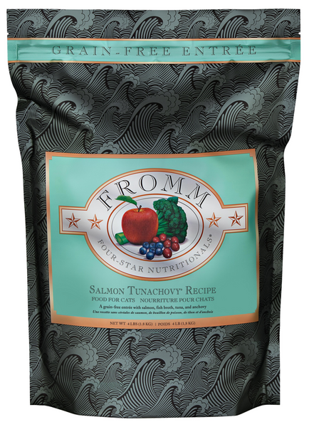 Fromm Four Star Salmon Tunachovy Grain Free Recipe Dry Cat Food