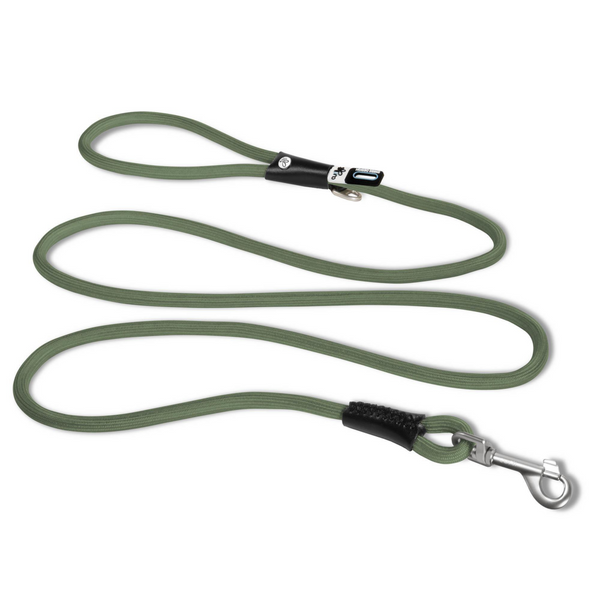 Curli Stretch Comfort Leash Moss